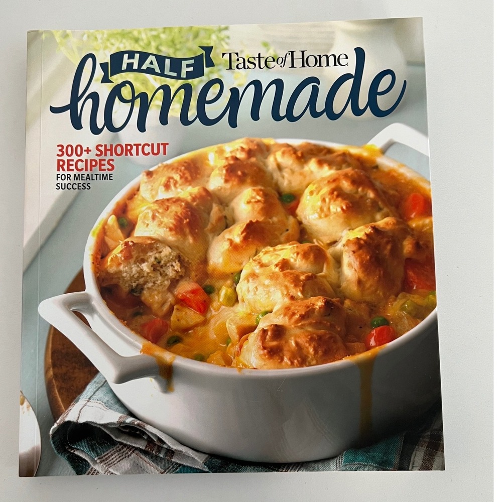 Taste‎ of Home Half Homemade Cookbook 300 Shortcut Recipes Softcover